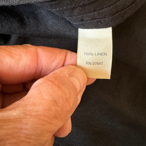 J JILL LINEN BLAZER JACKET TOPPER CAPSULE WARDROBE BREATHABLE NATURAL FIBER LG - Picture 12 of 13